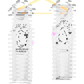 シマエナガ 北海道 雪の妖精 可愛い もふもふ ハート タンクトップ - Kawaiitshirt