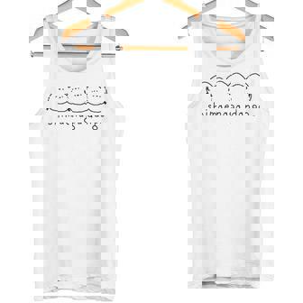 シマエナガ 北海道 雪の妖精 可愛い 団子 タンクトップ - Kawaiitshirt