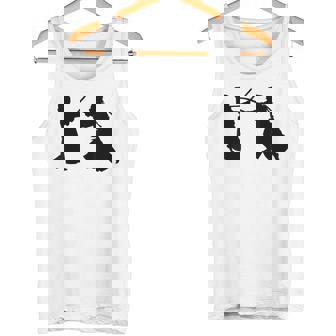 シルエット 剣道 合気道 日本 武道 剣闘士 扇子 タンクトップ - Kawaiitshirt