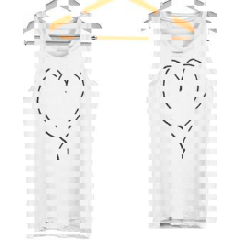 シンプル ハート タンクトップ - Kawaiitshirt