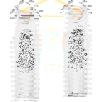 スカル サンタ ムエルテ クリスチャン 長袖tシャツ タンクトップ - Kawaiitshirt