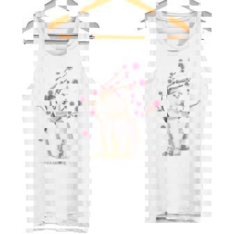 スコティッシュフォールド ネコ 桜の花 長袖tシャツ タンクトップ - Kawaiitshirt