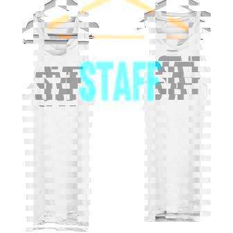 スタッフ イベント 衣装 クルー 音楽祭 バックプリント ワーカー タンクトップ - Kawaiitshirt