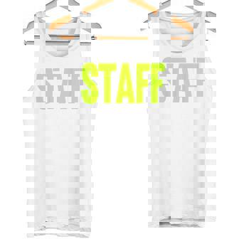 スタッフ イベント 衣装 クルー 音楽祭 Backprint ワーカー タンクトップ - Kawaiitshirt
