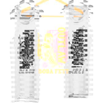 スターウォーズ ボバ・フェットの本 アウトロー 叙事詩 レトロ ポートレート タンクトップ - Kawaiitshirt