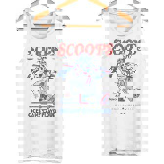 ストレンジャー・シングス スクープ アホイ アイスクリーム マスコット スターコート レトロ タンクトップ - Kawaiitshirt