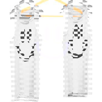 スマイリーフェイス キュート ポジティブ モチベーションアップ ハッピーススマイルフェイス タンクトップ - Kawaiitshirt