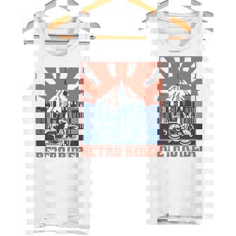 スーパーカブc100 原付バイク レトロライダー 東京日本 長袖tシャツ タンクトップ - Kawaiitshirt