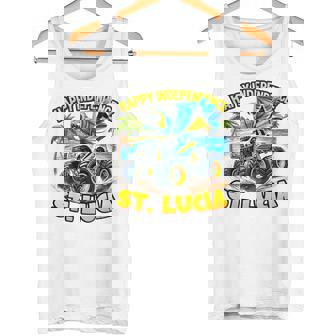 セントルシア 独立 モンスタートラックフラッグ キッズ ガールズ ティーン タンクトップ - Kawaiitshirt
