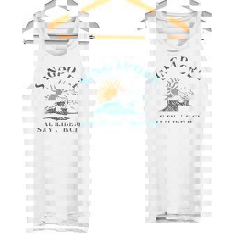 ソルティ リル ビーチ シンガポール 旅行 お土産 シンガポール タンクトップ - Kawaiitshirt