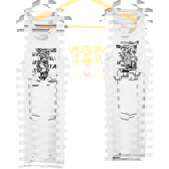 タイガー ポケットに入ったトラ 覗き見虎 長袖tシャツ タンクトップ - Kawaiitshirt