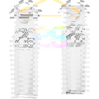 タイダイシャツ ナンバー26 レトロユニフォーム バックプリントジャージ タンクトップ - Kawaiitshirt