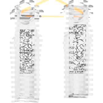 タロットカードホイール オブ フォーチュン タロット タンクトップ - Kawaiitshirt