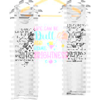 ダイヤモンドペインティングアーティストlife Can Be Dullダイヤモンドペインティング タンクトップ - Kawaiitshirt