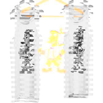 ダックスフント ドイツ服 オクトーバーフェスト レーダーホーゼン メンズ 乾杯 タンクトップ - Kawaiitshirt