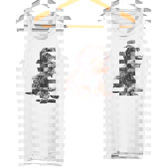 ダックスフンド ワイヤーヘア タンクトップ - Kawaiitshirt