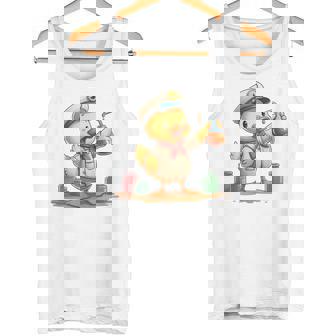 ダックビーイング・ア・オイラー、キュートなデザイン。 タンクトップ - Kawaiitshirt