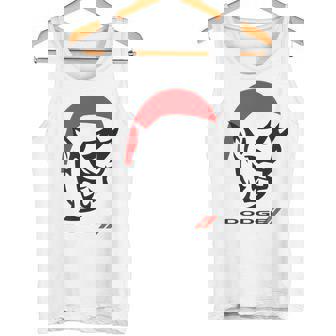 ダッジデーモンサンタハット赤 タンクトップ - Kawaiitshirt