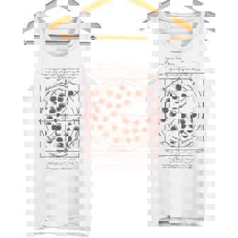 ダヴィンチ・ヴィトルヴィアンマン・ピザ タンクトップ - Kawaiitshirt