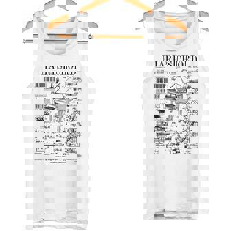 チェンバロ奏者 ヴィンテージ 特許 鍵盤 楽器 長袖tシャツ タンクトップ - Kawaiitshirt