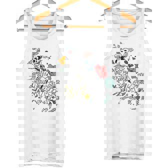 ティラノサウルス 恐竜 骨格 化石 古生物学 タンクトップ - Kawaiitshirt