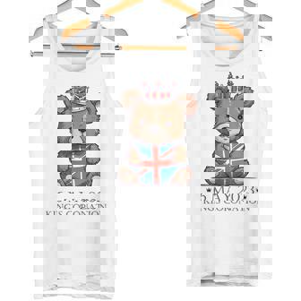 テディロイヤルベア 王様の戴冠式 ユニオンジャック・チャールズ タンクトップ - Kawaiitshirt