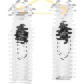 トイプードルのポケット タンクトップ - Kawaiitshirt