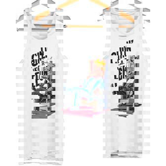 トランプ・サマー 2024 チリン・ライク・ア・フェロン・ファニー タンクトップ - Kawaiitshirt