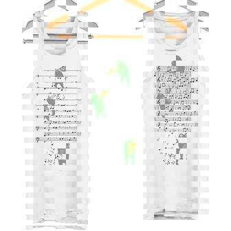 トロンボーン奏者 カエル トロンボーン好きのトロンボーン愛好家 トロンボーン音記号 タンクトップ - Kawaiitshirt