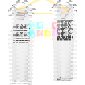 ドゲンジャーズ フェイスシルエット タンクトップ - Kawaiitshirt