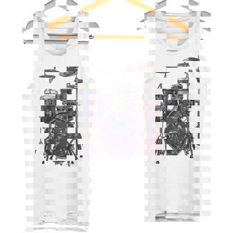 ドラム ドラマー ドラミング ドラム 長袖tシャツ タンクトップ - Kawaiitshirt