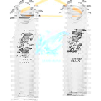 ドルフィン バケーション ヴィンテージ バハマ ビーチ デスティネーション タンクトップ - Kawaiitshirt