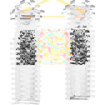 ニューイヤードラゴン ジョイフルドラゴン 旧正月のお祭り タンクトップ - Kawaiitshirt