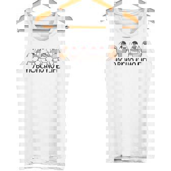 ノーブンチョウノーライフ 鳥好き 文鳥好き 文鳥の飼い主 おもしろ 可愛い ブンチョウ 文鳥 タンクトップ - Kawaiitshirt