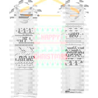 ハッピークリスマス、アグリークリスマス タンクトップ - Kawaiitshirt