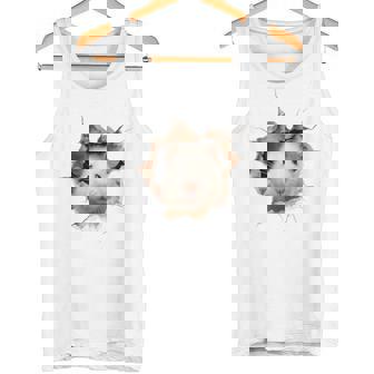 ハムスター アニマルプリント グラフィック ポートレート 顔 ハムスター タンクトップ - Kawaiitshirt