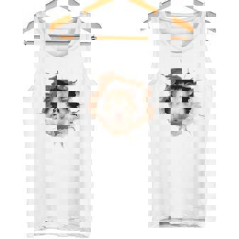 ハムスター アニマル柄 動物園 ポートレート イラスト 顔 ハムスター タンクトップ - Kawaiitshirt