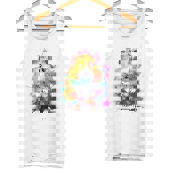 ハムスター 動物 カラフル モチーフ 抽象 アート 絵画 ハムスター タンクトップ - Kawaiitshirt