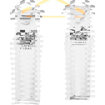 ハム・ラジオ用ヴィンテージモールス信号 Cwオペレーター タンクトップ - Kawaiitshirt