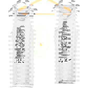 ハリケーンランタンtシャツ白 タンクトップ - Kawaiitshirt