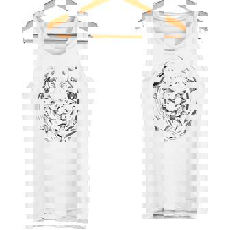 ハロウィンコスチューム ホワイトウルフ ギリシャ神話 バックプリント タンクトップ - Kawaiitshirt