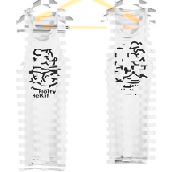 ハローキティ Usデザイン カオ メガネ タンクトップ - Kawaiitshirt