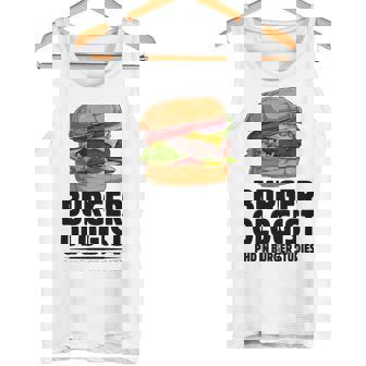 ハンバーガー研究 ハンバーガー 長袖tシャツ タンクトップ - Kawaiitshirt