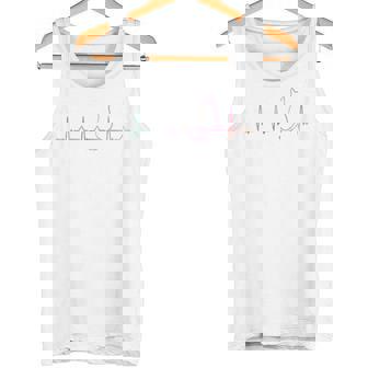 ハートビート 猫好き ねこ好き ネコ好き ハートビート猫 後ろ姿 猫の飼い主 おもしろ 可愛い ネコ 猫 ねこ 長袖tシャツ タンクトップ - Kawaiitshirt