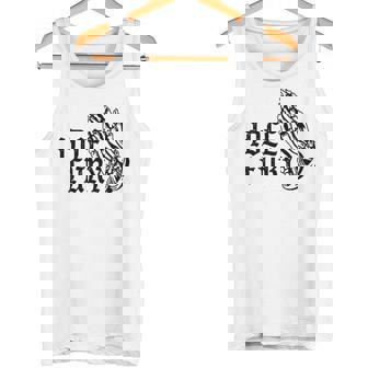 バック プリントを見る Idle Fury Don't Crykeleton Praying 泣かないで 祈る骸骨 タンクトップ - Kawaiitshirt