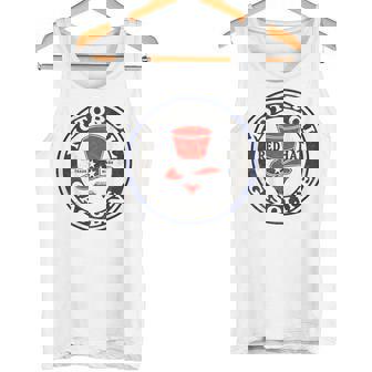 バックプリントのみ レトロ ビンテージ ガソリンスタンド レッドハット モーターオイル タンクトップ - Kawaiitshirt