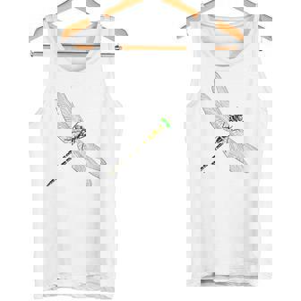 バックプリント鬼蜻蜓おにやんま オニヤンマ アウトドア Bbq キャンプ 虫 タンクトップ - Kawaiitshirt