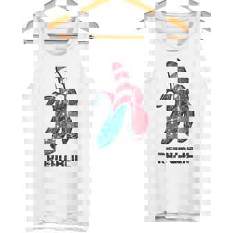 バナナ アメリカ国旗 パトリオット アメリカ パーティー ファニー フルーツ リパブリック タンクトップ - Kawaiitshirt