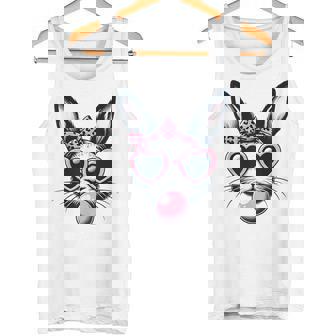 バニーフェイス サングラス付き イースターデー 男の子 男性 子供 タンクトップ - Kawaiitshirt