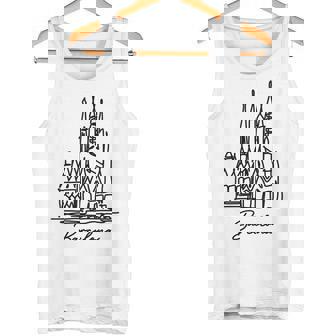 バルセロナ サグラダ ファミリア スペイン お土産 タンクトップ - Kawaiitshirt